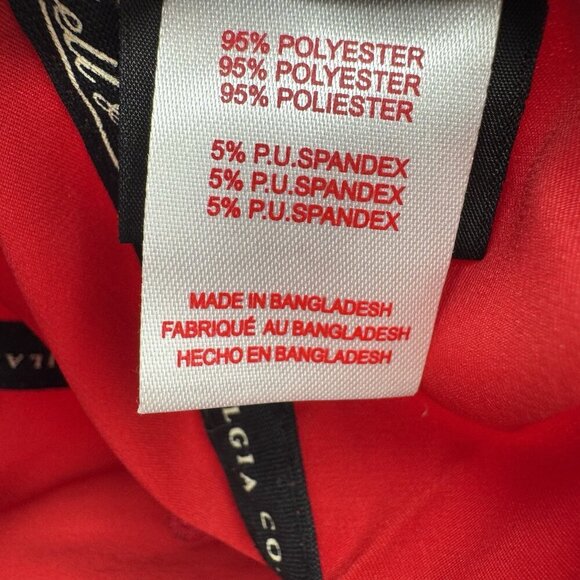 Mitchell & Ness Philadelphia 76ers Core Basic Red Adjustable Snapback Hat Cap - Picture 6 of 12